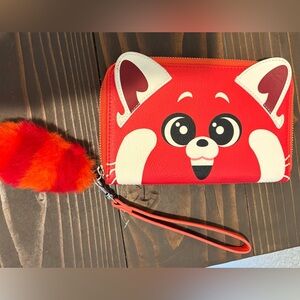 Disney Parks Loungefly Turning Red Panda Mei Wallet Wristlet 2023